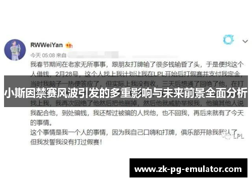 小斯因禁赛风波引发的多重影响与未来前景全面分析